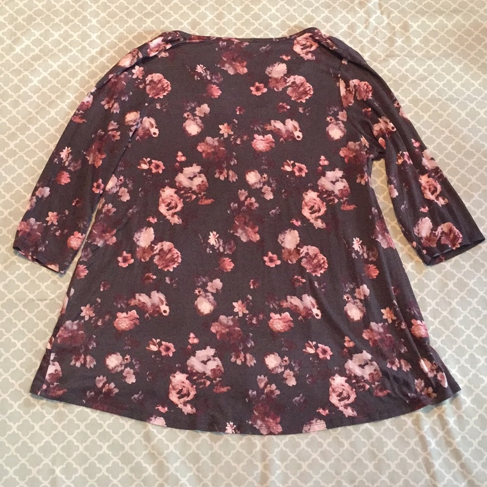 Rachel Ashwell Floral Blouse 1X - Picture 7 of 8